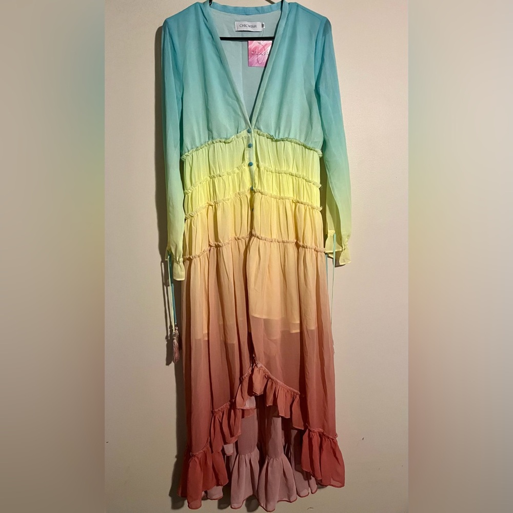 Multicolor Ombre dress